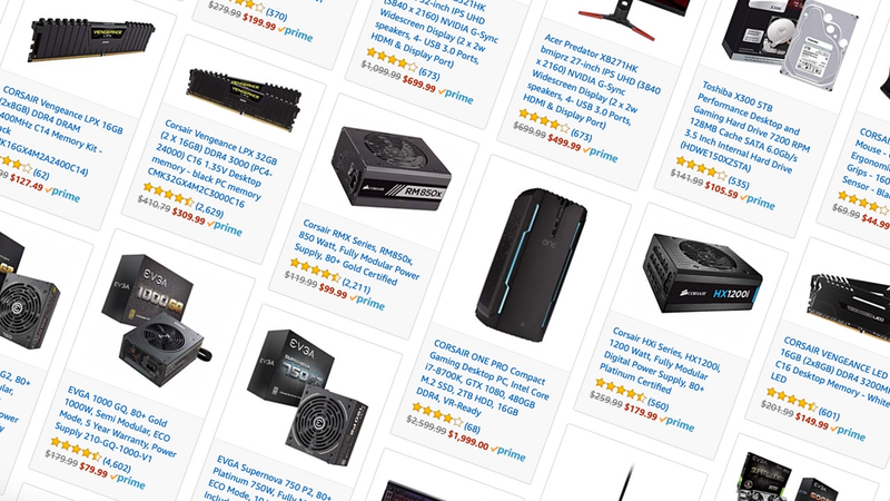 Accesorios y componentes para PC | AmazonGráfico: Shep McAllister
